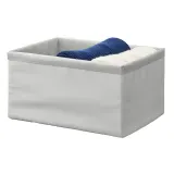 IKEA BAXNA (ИКЕА БАКСНА) — Органайзер, серый/белый 26x34x18 см — фото 2
