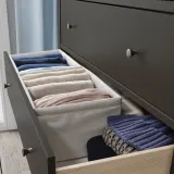IKEA BAXNA (ИКЕА БАКСНА) — Органайзер, серый/белый 26x34x18 см — фото 3