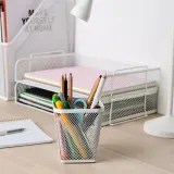 IKEA DRÖNJÖNS (ИКЕА ДРЁНЙЁНС) — Стакан для ручек, белый — фото 2