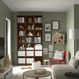 IKEA BILLY (ИКЕА БИЛЛИ) — Надстройка, коричневый орех 40x28x35 см — фото 3