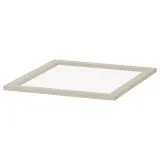IKEA KOMPLEMENT (ИКЕА КОМПЛИМЕНТ) — Полка стеклянная, серо-бежевый 50x58 см — фото 1
