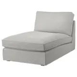 IKEA KIVIK (ИКЕА КИВИК) — Чехол на шезлонг, Tallmyra белый/чёрный — фото 2