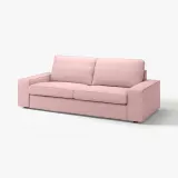 IKEA KIVIK (ИКЕА КИВИК) — Чехол на 3-местный диван, Gunnared светло-розовый — фото 2