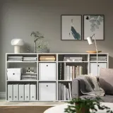 IKEA KUGGIS (ИКЕА КУГГИС) — Контейнер с крышкой, белый 32х32х32 см — фото 3