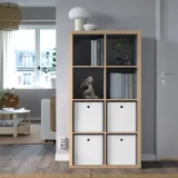 IKEA KUGGIS (ИКЕА КУГГИС) — Контейнер с крышкой, белый 32х32х32 см — фото 4