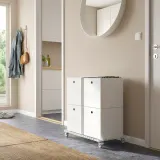 IKEA KUGGIS (ИКЕА КУГГИС) — Контейнер с крышкой, белый 32х32х32 см — фото 6