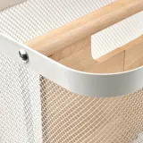 IKEA RISATORP (ИКЕА РИСАТОРП) — Корзина с разделителем, белый 33х24х23 см — фото 5