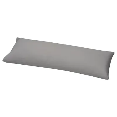IKEA NONNEA (ИКЕА НОННЕА) — Наволочка для анатомической подушки, светло-серая 40х140 см