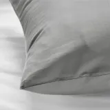 IKEA NONNEA (ИКЕА НОННЕА) — Наволочка для анатомической подушки, светло-серая 40х140 см — фото 2