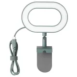 IKEA STÄNKREGN (ИКЕА СТЭНКРЕГН) — Кольцевая лампа LED, с регулировкой яркости/бирюзовый — фото 1