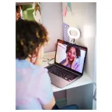 IKEA STÄNKREGN (ИКЕА СТЭНКРЕГН) — Кольцевая лампа LED, с регулировкой яркости/бирюзовый — фото 2