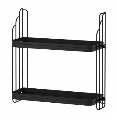 IKEA APOTEKARE (ИКЕА АПОТЕКАРЕ) — Полка настенная, чёрный 50х52 см
