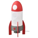IKEA AFTONSPARV (ИКЕА АФТОНСПАРВ) — Настольная светодиодная лампа, ракета/разноцветный — фото 1