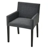 IKEA MÅRENÄS (ИКЕА МОРЕНЭС) — Чехол на стул, тёмно-серый/Гуннаред — фото 2
