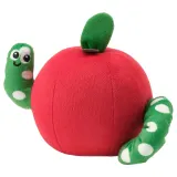 IKEA SANDBI (ИКЕА САНДБИ) — Игрушка музыкальная, яблоко и червячок красный/зелёный — фото 1