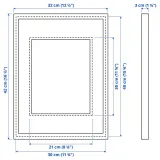 IKEA RÖDALM (ИКЕА РЁДАЛМ) — Рамка, имитация дуба 30x40 см — фото 6
