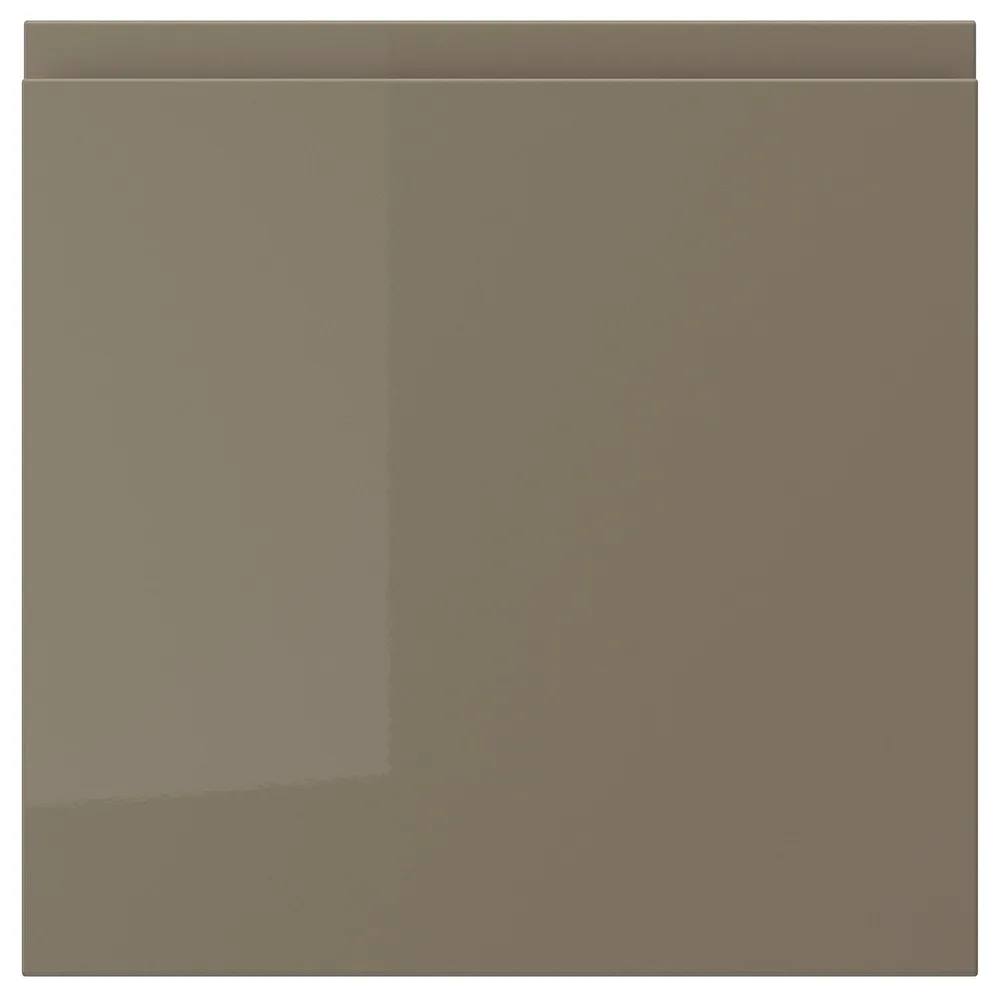 IKEA VOXTORP (ИКЕА ВОКСТОРП) — Дверца, глянец тёмно-серо-коричневый 40x40 см