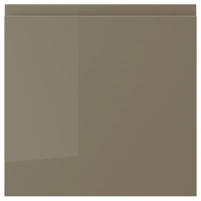IKEA VOXTORP (ИКЕА ВОКСТОРП) — Дверца, глянец тёмно-серо-коричневый 40x40 см