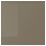 IKEA VOXTORP (ИКЕА ВОКСТОРП) — Дверца, глянец тёмно-серо-коричневый 40x40 см — фото 1