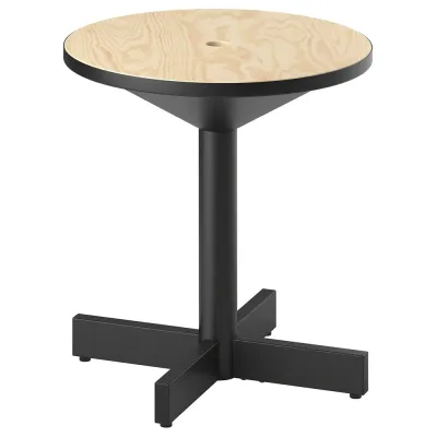 IKEA GRIMSARBO (ИКЕА ГРИМСАРБО) — Столик, сосновая фанера/чёрный