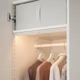 IKEA ÖVERSIDAN (ИКЕА ЁВЕРСИДАН) — Светодиодная подсветка для шкафа с датчиком, с регулировкой яркости белый 46 см — фото 3