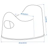 IKEA LILLA (ИКЕА ЛИЛЛА) — Горшок, бирюзовый — фото 3