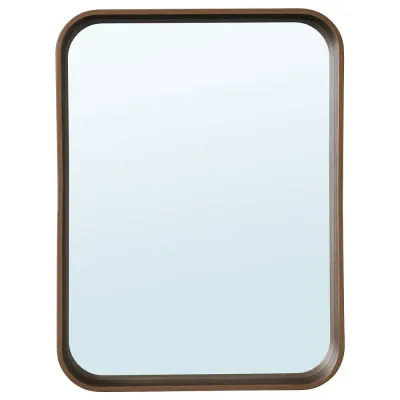 IKEA DVÄRGSYREN (ИКЕА ДВЭРГСИРЕН) — Зеркало, шпон грецкого ореха 28x37 см