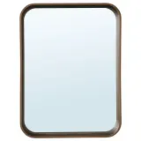 IKEA DVÄRGSYREN (ИКЕА ДВЭРГСИРЕН) — Зеркало, шпон грецкого ореха 28x37 см — фото 1
