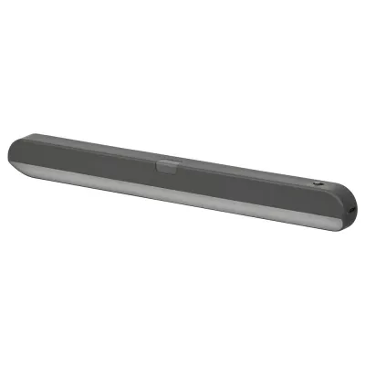 IKEA KÖLVATTEN (ИКЕА КЁЛВАТТЕН) — Светодиодная подсветка с датчиком, серый/на батарейках 30 см