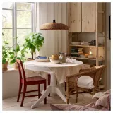 IKEA NARRKOLV (ИКЕА НАРРКОЛВ) — Лампа подвесная, ротанг 56 см — фото 2