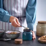 IKEA BRUGDHAJ (ИКЕА БРУГДХАЙ) — Контейнер с крышкой, синий 0,3 л — фото 4