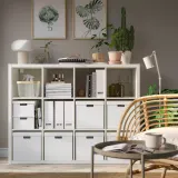 IKEA FJÄDERHARV (ИКЕА ФЙЭДЕРХАРВ) — Коробка с крышкой, белый 32х35х31 см — фото 3