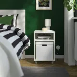IKEA FJÄDERHARV (ИКЕА ФЙЭДЕРХАРВ) — Коробка с крышкой, белый 32х35х31 см — фото 4