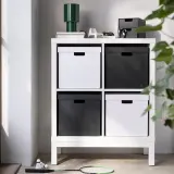 IKEA FJÄDERHARV (ИКЕА ФЙЭДЕРХАРВ) — Коробка с крышкой, белый 32х35х31 см — фото 6