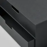 IKEA FJÄDERHARV (ИКЕА ФЙЭДЕРХАРВ) — Мини-комод с 2 ящиками, антрацит 32х25 см — фото 8