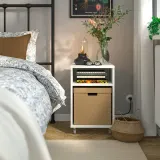 IKEA GÄRDESGÅRD (ИКЕА ГЭРДЕСГОРД) — Коробка с крышкой, натуральный 32х35х31 см — фото 5