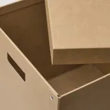 IKEA GÄRDESGÅRD (ИКЕА ГЭРДЕСГОРД) — Коробка с крышкой, натуральный 32х35х31 см — фото 8