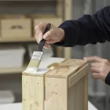 IKEA TRIXIG (ИКЕА ТРИКСИГ) — Краска, белый 125 мл — фото 3