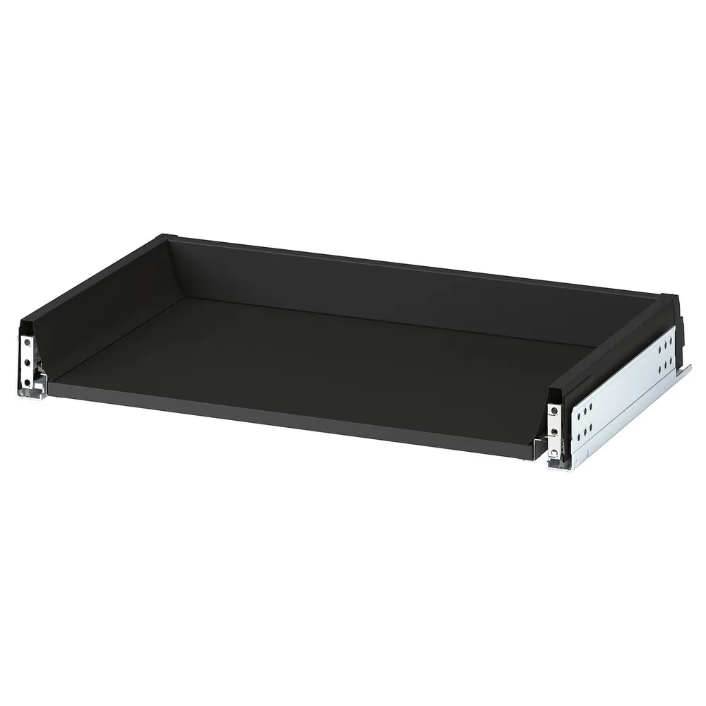 IKEA KNIVSHULT (ИКЕА КНИВСХУЛТ) — Ящик, низкий, тёмно-серый 60х37 см