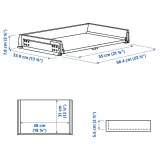 IKEA KNIVSHULT (ИКЕА КНИВСХУЛТ) — Ящик, низкий, тёмно-серый 60х37 см — фото 5
