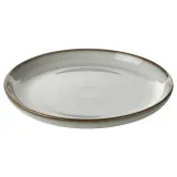 IKEA GLADELIG (ИКЕА ГЛАДЕЛИГ) — Тарелка десертная, серый 20 см — фото 1
