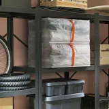 IKEA PÄRKLA (ИКЕА ПЭРКЛА) — Контейнер для одежды/белья, белый 55x49x30 см — фото 8