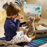 IKEA SANDLÖPARE (ИКЕА САНДЛЁПАРЕ) — Мягкая игрушка, гепардёнок, бежевый, 24 см — фото 2