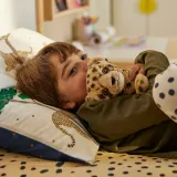IKEA SANDLÖPARE (ИКЕА САНДЛЁПАРЕ) — Мягкая игрушка, гепардёнок, бежевый, 24 см — фото 3