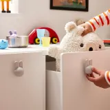 IKEA GREJSIMOJS (ИКЕА ГРЕЙСИМОЙС) — Ручка-кнопка, светло-серая/кролик, 38 мм — фото 3