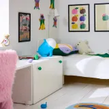 IKEA GREJSIMOJS (ИКЕА ГРЕЙСИМОЙС) — Настольная лампа LED, диммируемая, собака, синяя — фото 4