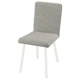 IKEA TONSTAD (ИКЕА ТОНСТАД) — Чехол на стул, Виарп бежевый/коричневый — фото 4