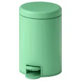 IKEA GANSJÖN (ИКЕА ГАНШЁН) — Мусорное ведро, светло-зелёное 3 л — фото 1