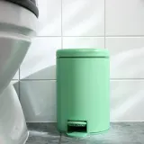 IKEA GANSJÖN (ИКЕА ГАНШЁН) — Мусорное ведро, светло-зелёное 3 л — фото 4