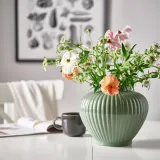 IKEA PELARBJÖRK (ИКЕА ПЕЛАРБЙЁРК) — Ваза, серо-зелёная 20 см — фото 3